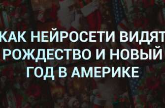 Как нейросеть видит Рождество и Новый год в Америке